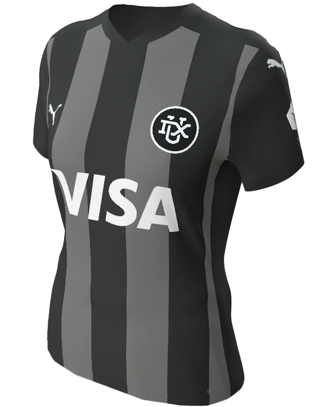 Camiseta Mujer 2ª Equip Negra 24/25